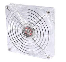 Lian-Li 120x120x25mm Crystal Fan with Red LED CF-1212R