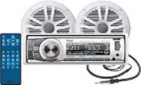 Marine AM/FM/CD/MP3/WMA/SD/AUX Bluetooth Enabled Receiver
