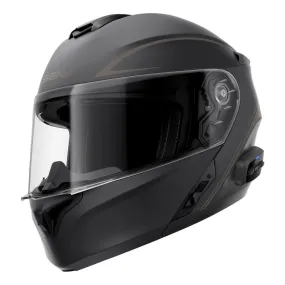 MATTE BLACK Sena Outrush R Bluetooth Helmet