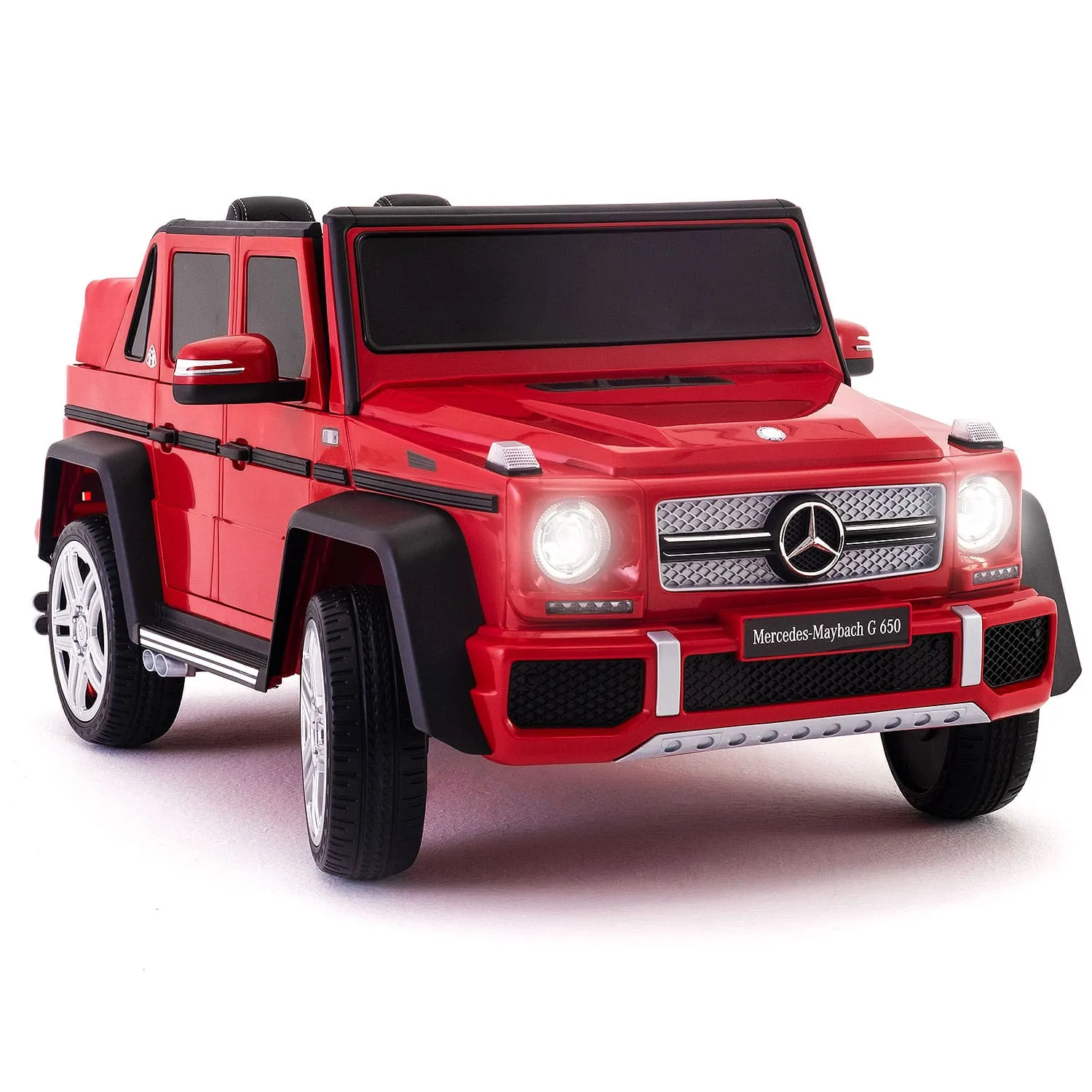 Mercedes Maybach G650 12v Kids Ride-on Car With Parental Remote | Cherry Red