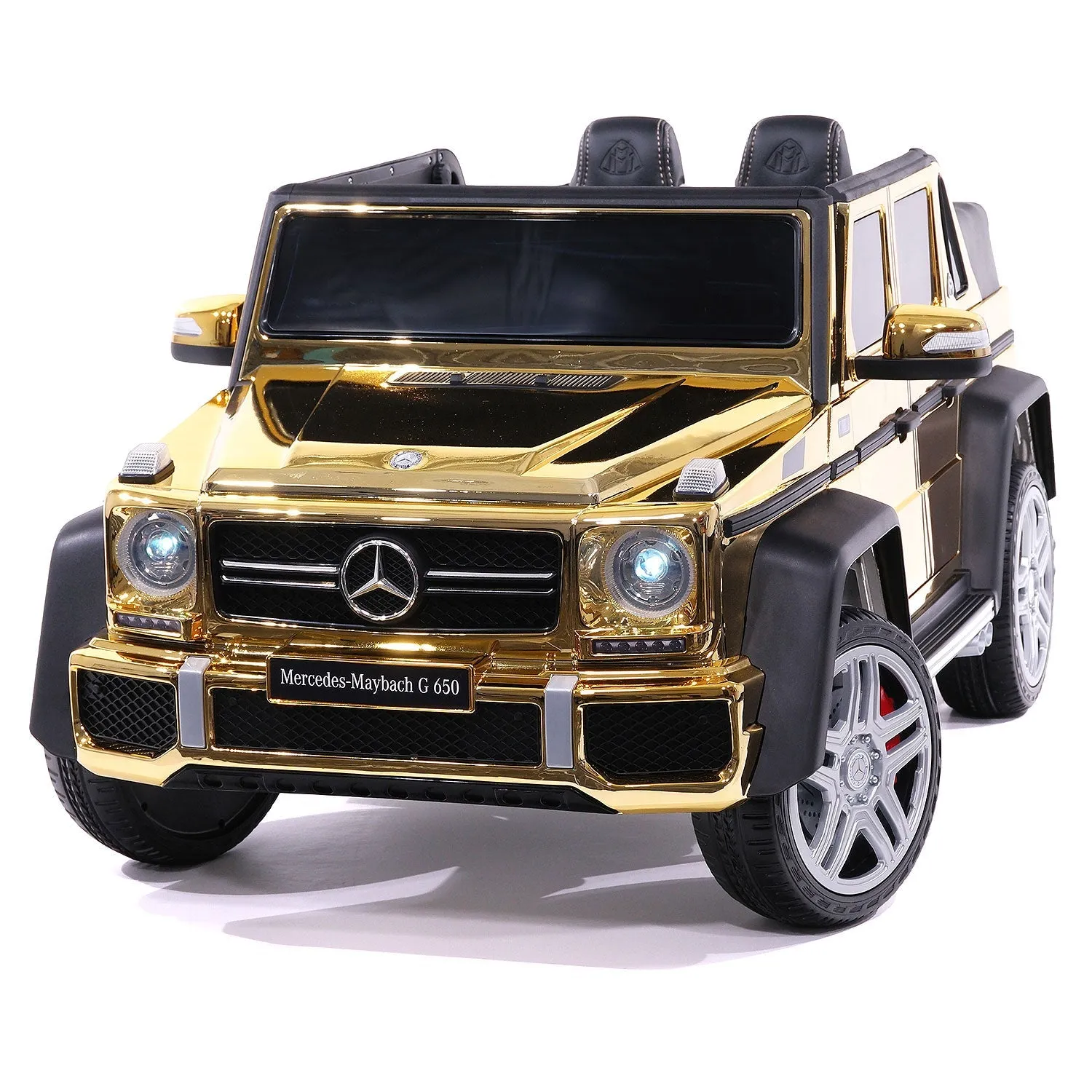 Mercedes Maybach G650 12v Kids Ride-on Car With Parental Remote | Gold