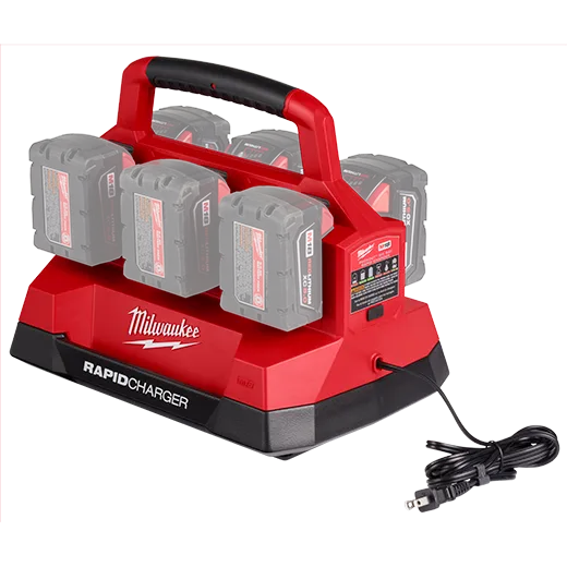 Milwaukee M18™ PACKOUT™ Six Bay Rapid Charger