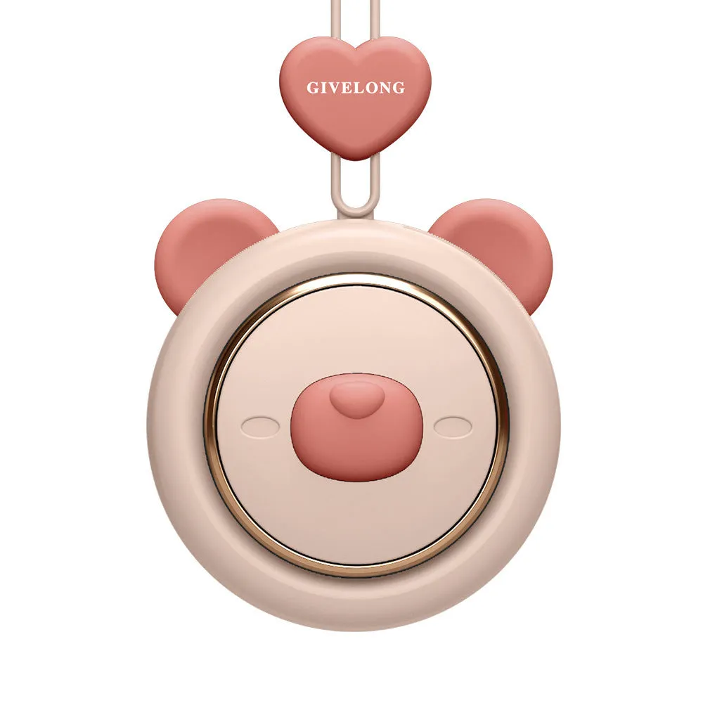 Mini Bladeless Neck Band Fan Hands-free Cute
