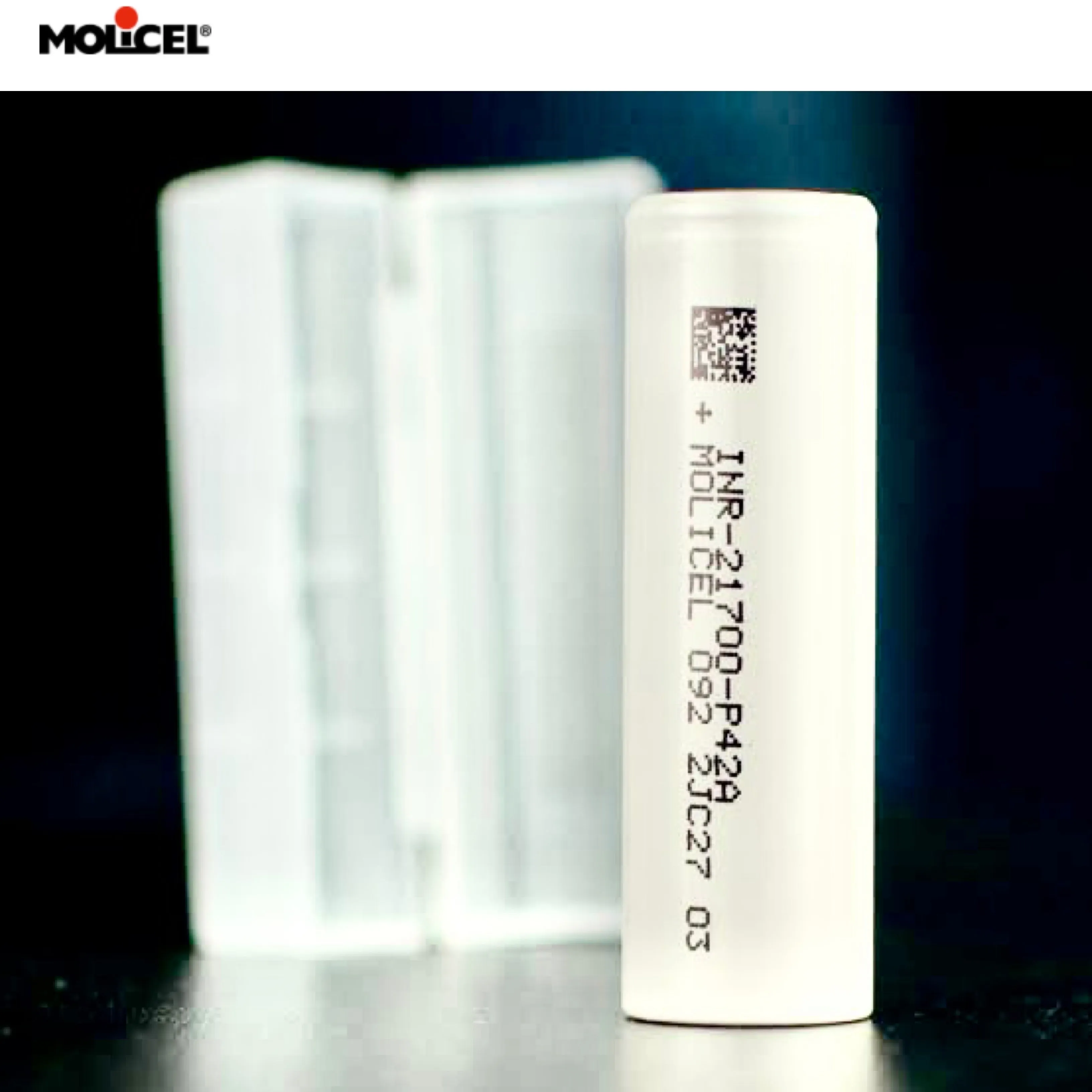 Molicel P42A INR21700 4200mAh 3.6V 45A Rechargeable Li-ion  Battery