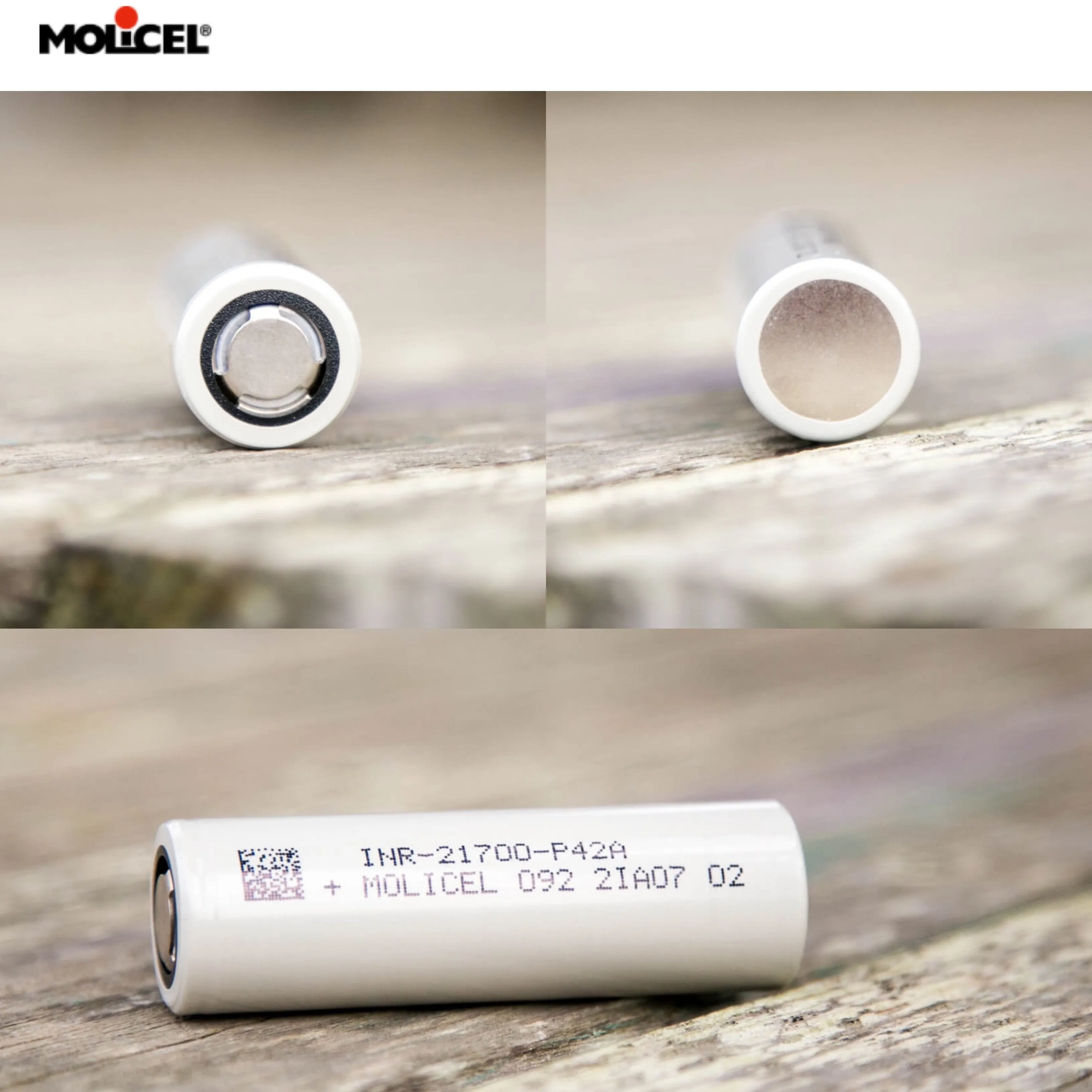 Molicel P42A INR21700 4200mAh 3.6V 45A Rechargeable Li-ion  Battery
