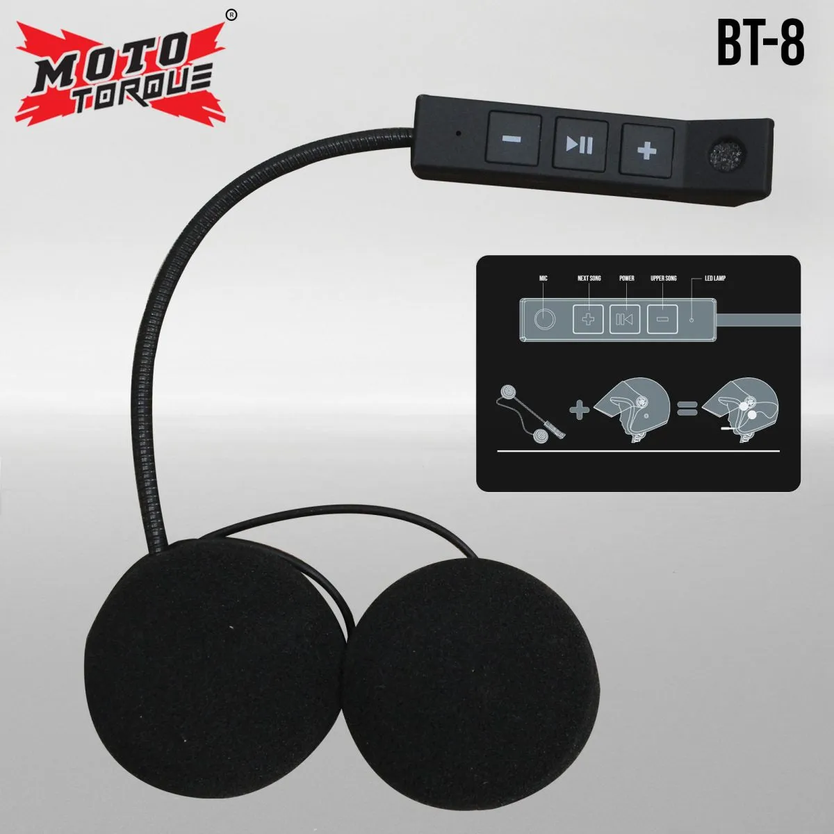 Moto Torque Bluetooth Headset for Motorcycle Helmets