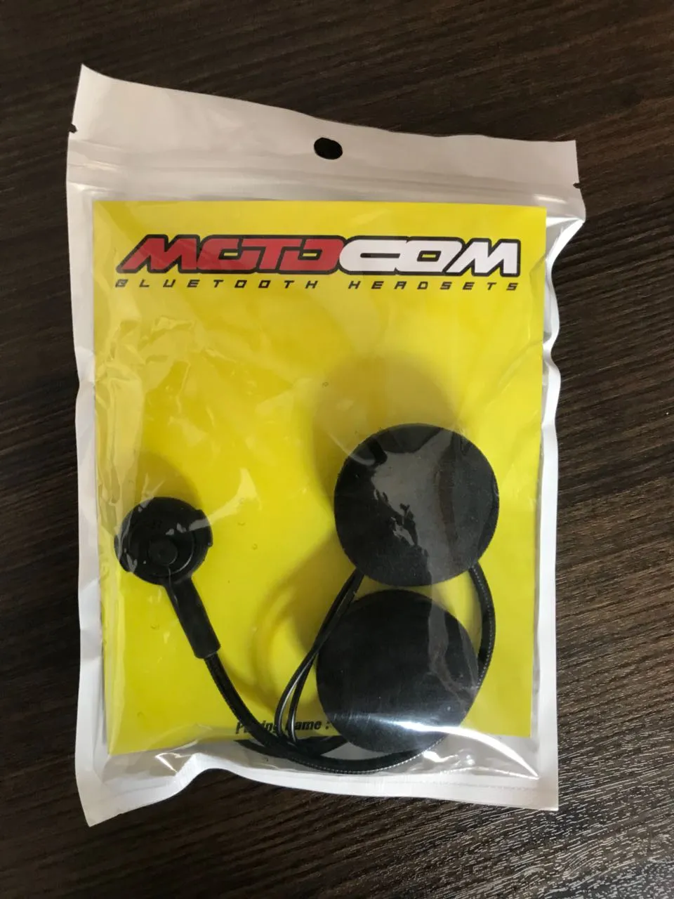 Motocom Bluetooth Headset for Motorcycling Helmets
