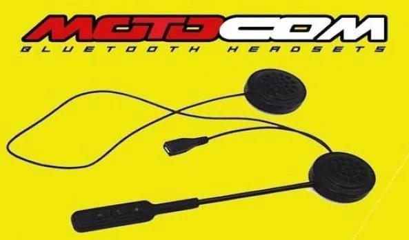 Motocom Bluetooth Headset for Motorcycling Helmets
