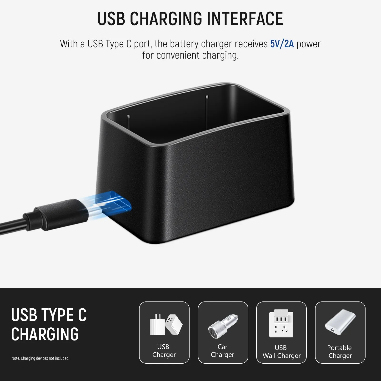 NEEWER Z1/ Z2 Flash Lithium Battery and USB Charger Set
