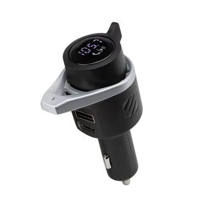 New - Scosche Bluetooth Power Delivery FM Transmitter 12W USB-A and 18W USB-C - Black