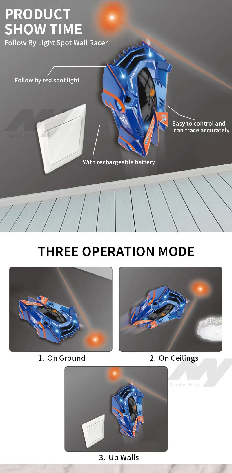 New Toy Infrared induction wall climbing Stunt Car for Christmas