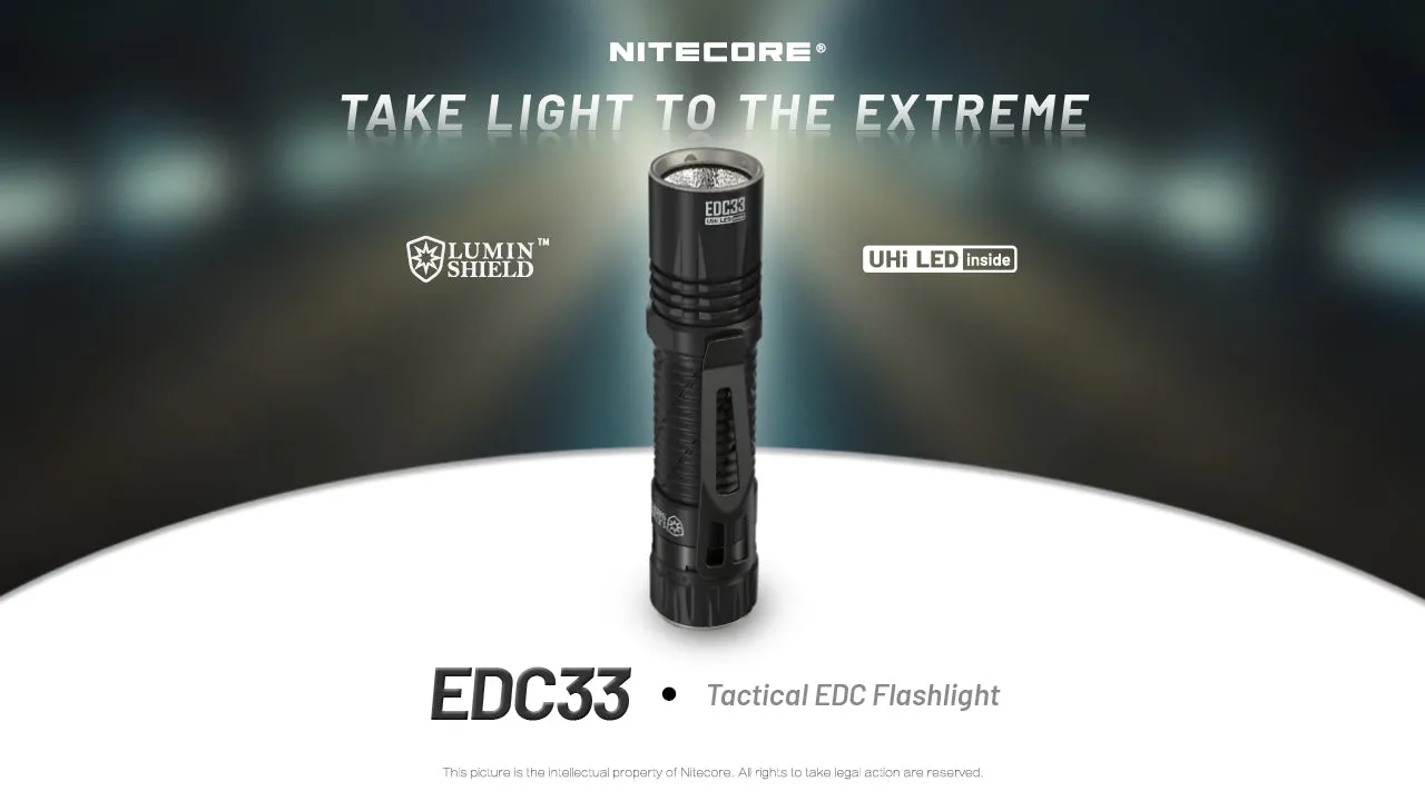 Nitecore EDC33 Slim Rechargeable LED Torch
