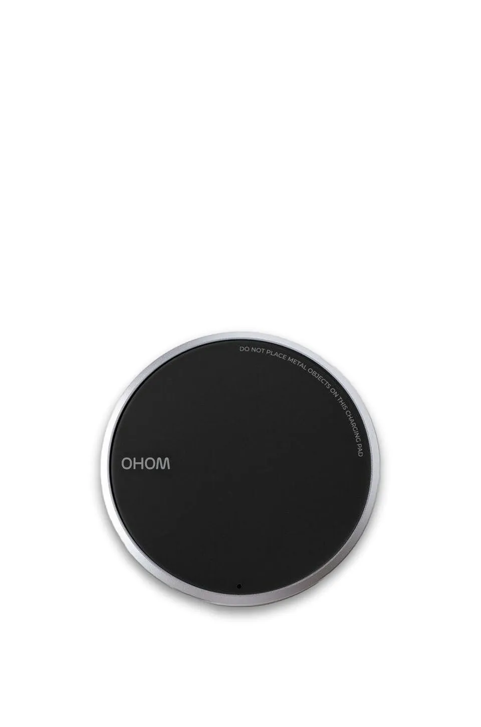 OHOM Leiph Self Heating Teapot & Charging Pad Set in Inkstone Black