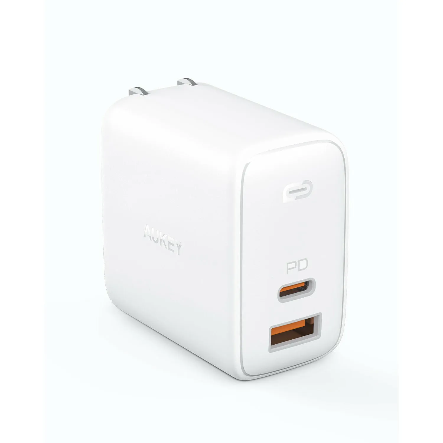 Omnia Mix 65W Dual-Port Fast GaN Charger with USB-A & USB-C Ports