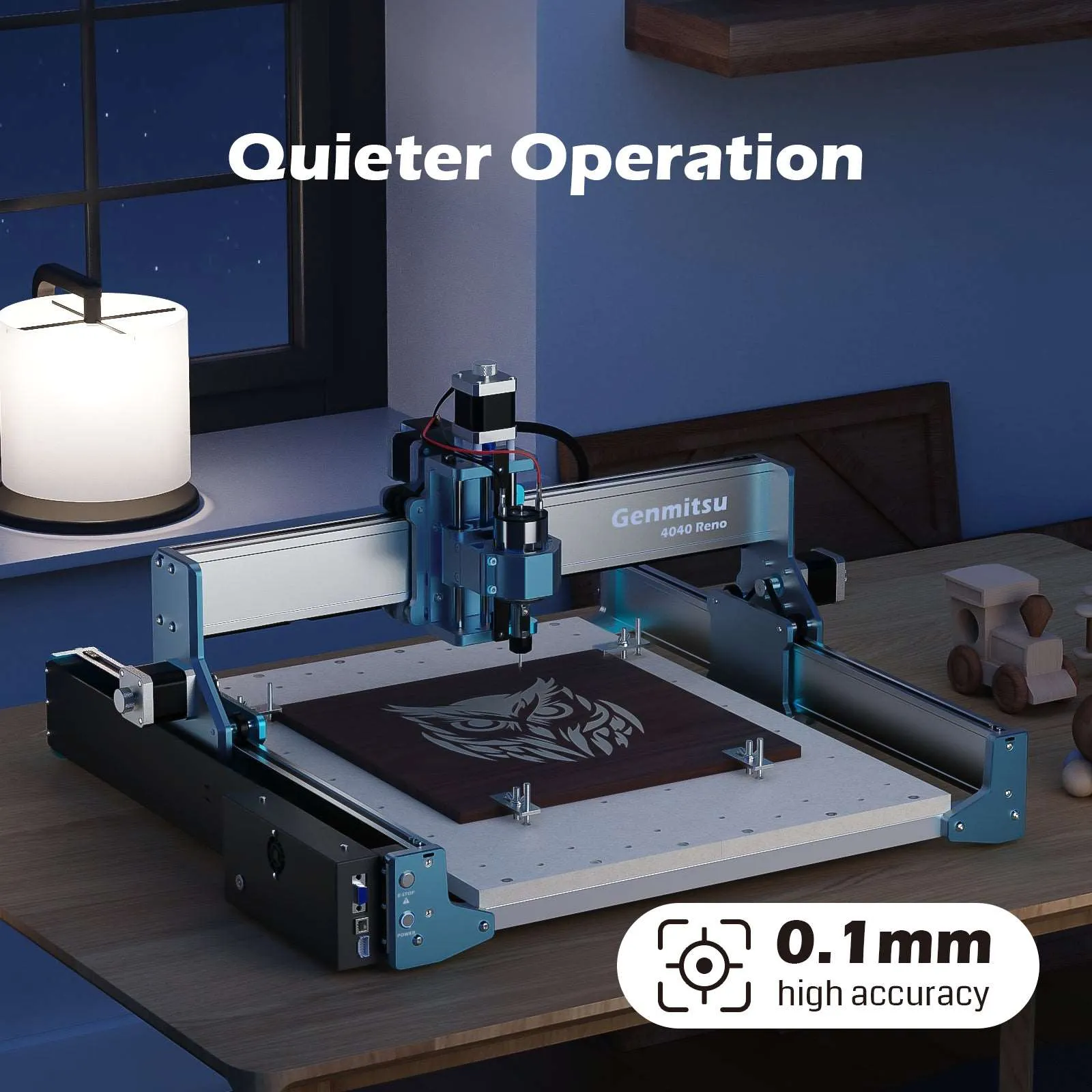 [Open Box] 4040 RENO Desktop CNC Router Machine for Woodworking