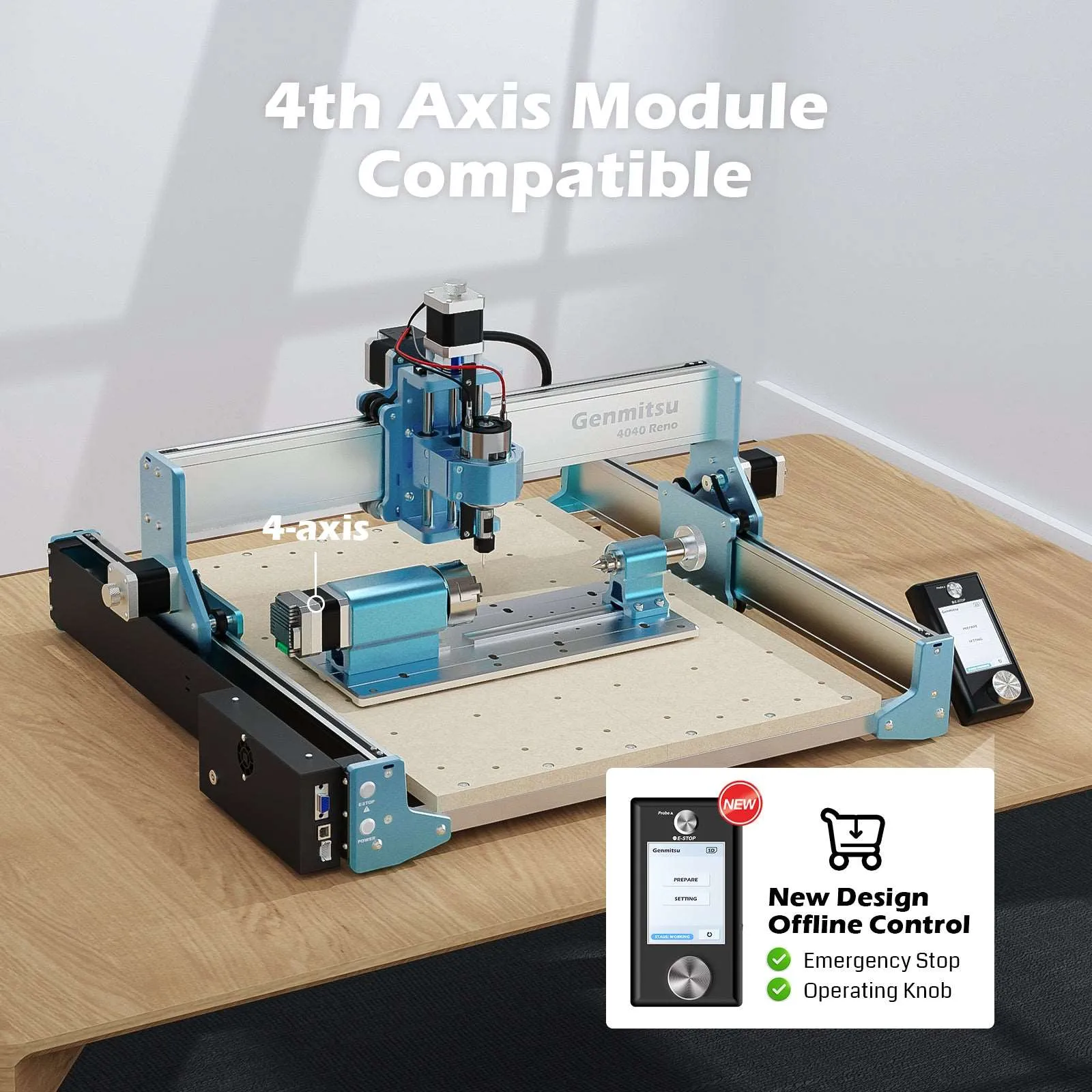 [Open Box] 4040 RENO Desktop CNC Router Machine for Woodworking