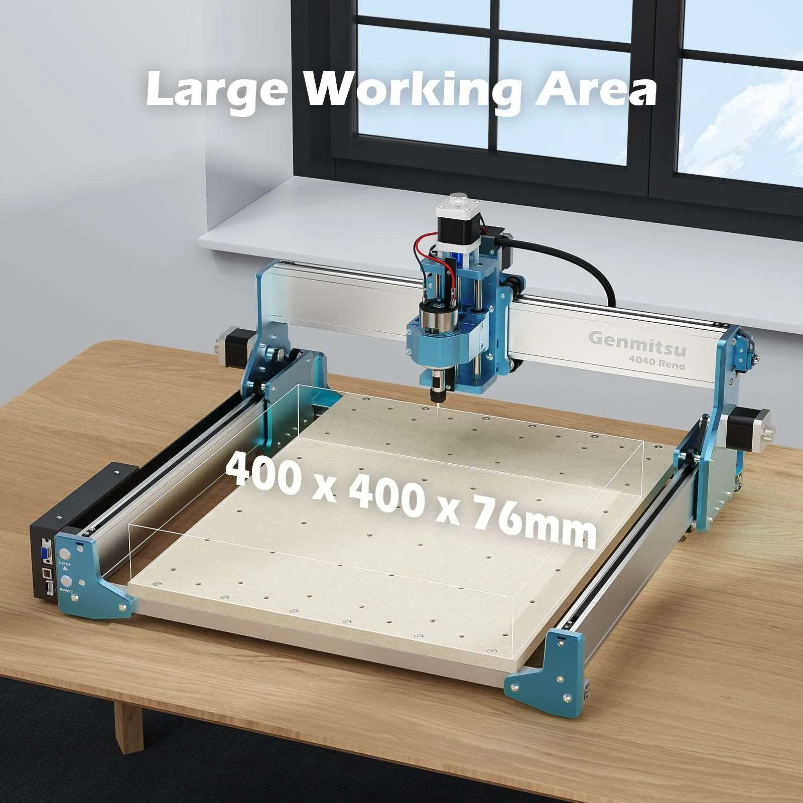 [Open Box] 4040 RENO Desktop CNC Router Machine for Woodworking