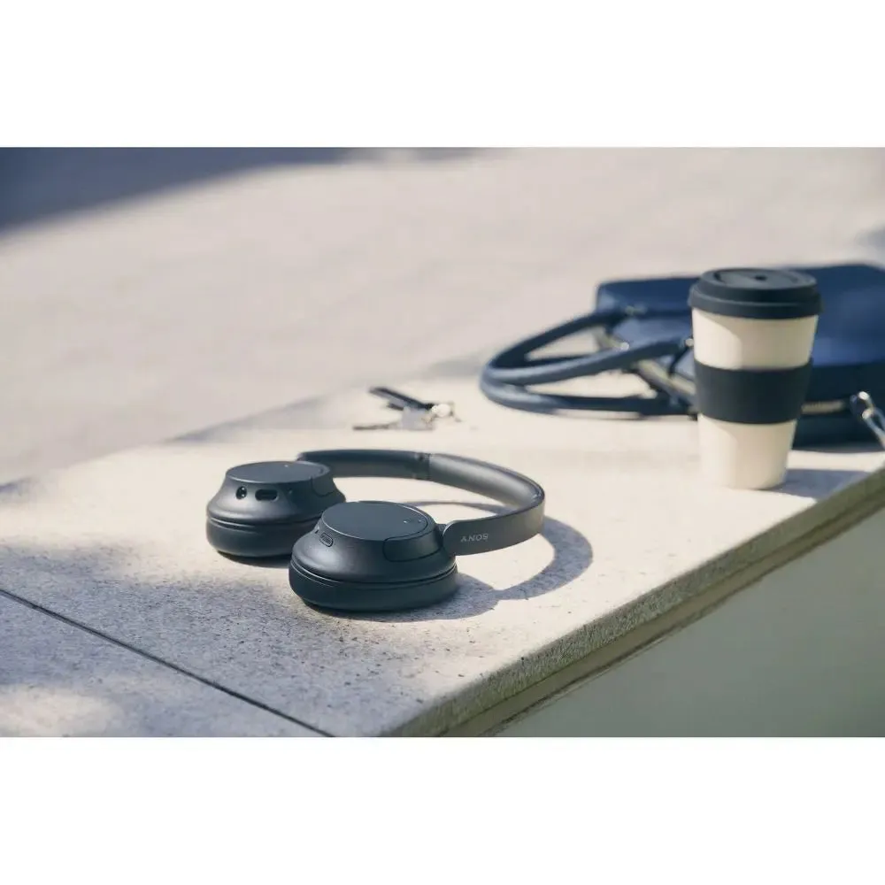 Open Box - Sony WHCH720N Bluetooth Wireless Noise-Canceling Headphones - Black