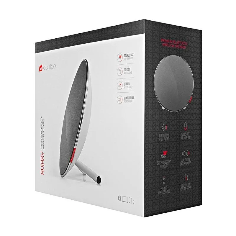 Owlee Aviary Wireless Bluetooth Speaker Premium HD Surround Sound