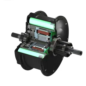 P130 All-in-One Rear Motor  E-bike Convesion kit  Built-in battery, controller, sensor, connection module all-in-one motor for electric bicycle