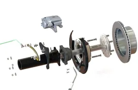 Pedders 05-20 Toyota Tacoma Rear Brake Conversion Kit w/ 6 Lug Rear PED-PBCK006