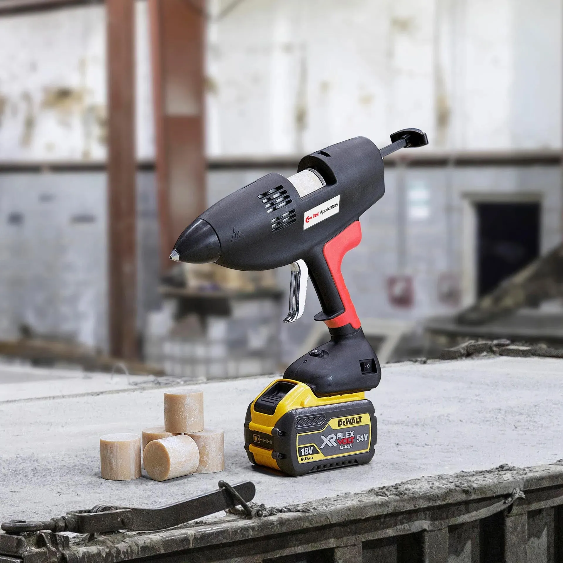 Power Adhesives TEC 3508 Battery Powered Glue Gun