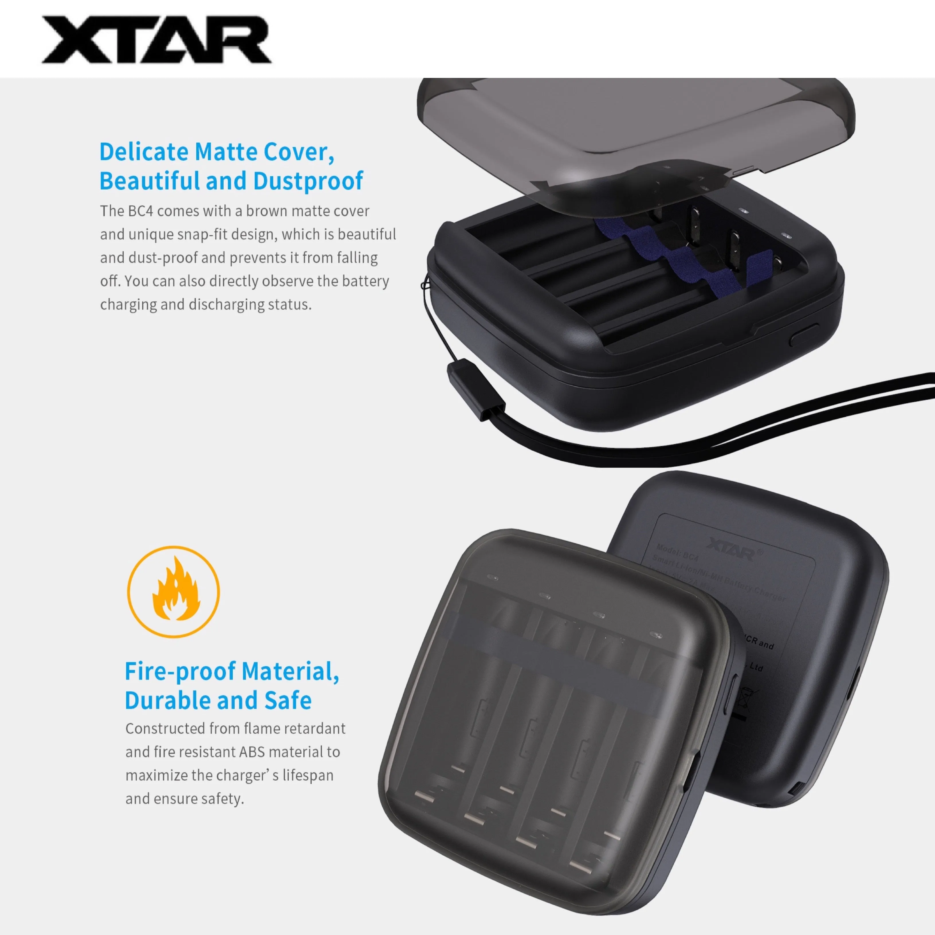 Promotion: XTAR BC4 Charger & XTAR 1.5V Li-ion Battery AA x 4 ก้อน