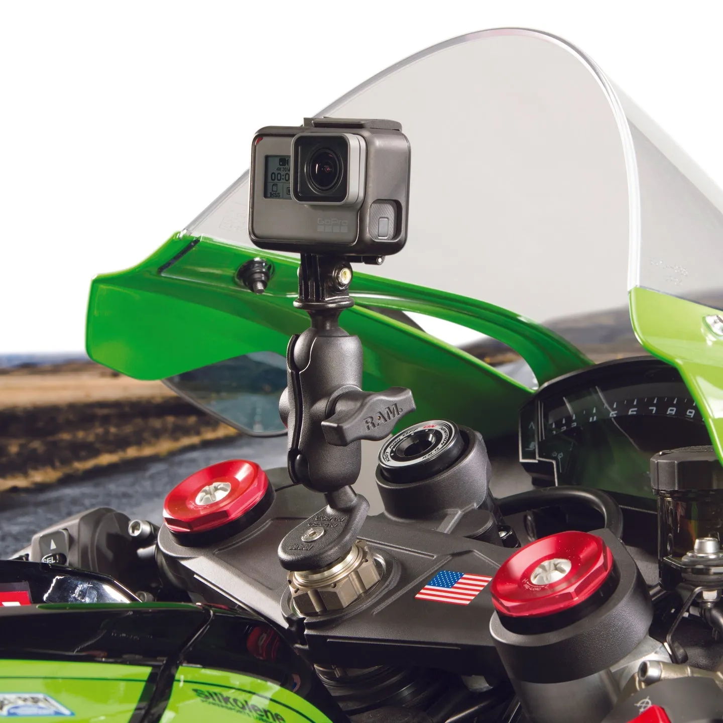 Ram Composite Double Socket Arm - B Size Short | RAP-B-201U-A
