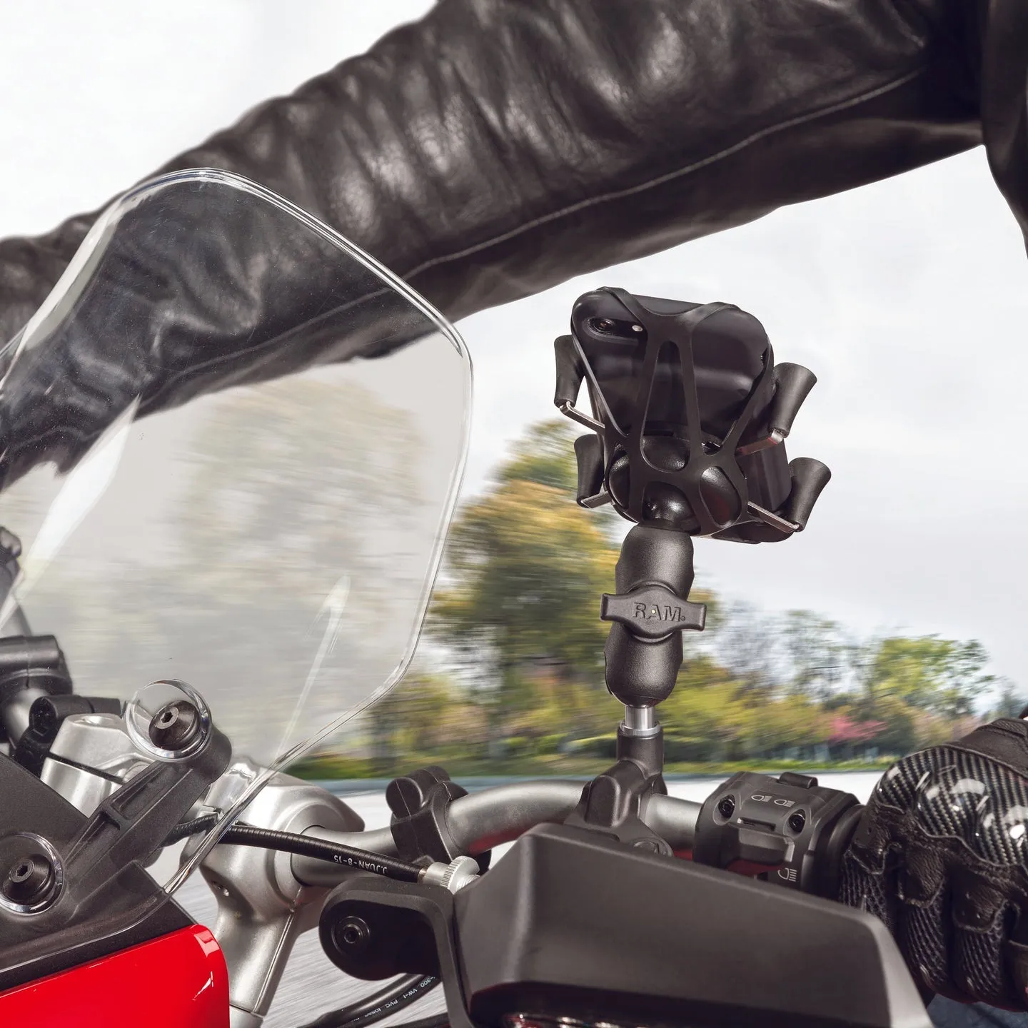Ram Composite Double Socket Arm - B Size Short | RAP-B-201U-A