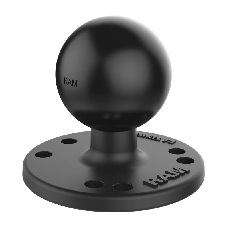 Ram Round Plate with Ball - C Size | RAM-202U