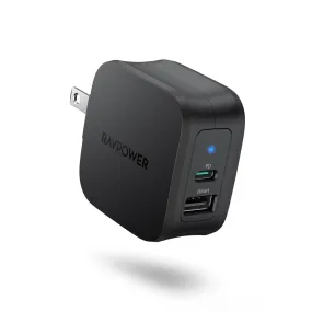 RAVPower 30W USB C Wall Charger Dual Port