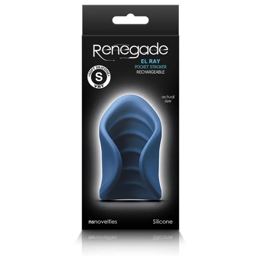 Renegade El Ray Silicone Penis Vibrator and Pocket Stroker