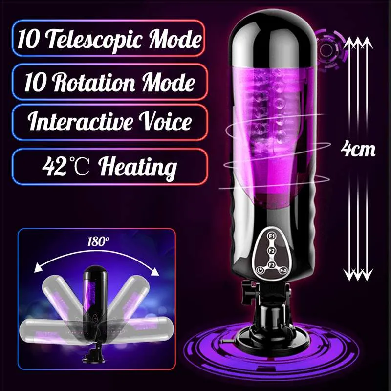 Rhythm Master - Rotating and Thrusting Suction Automatic Male Masturbator