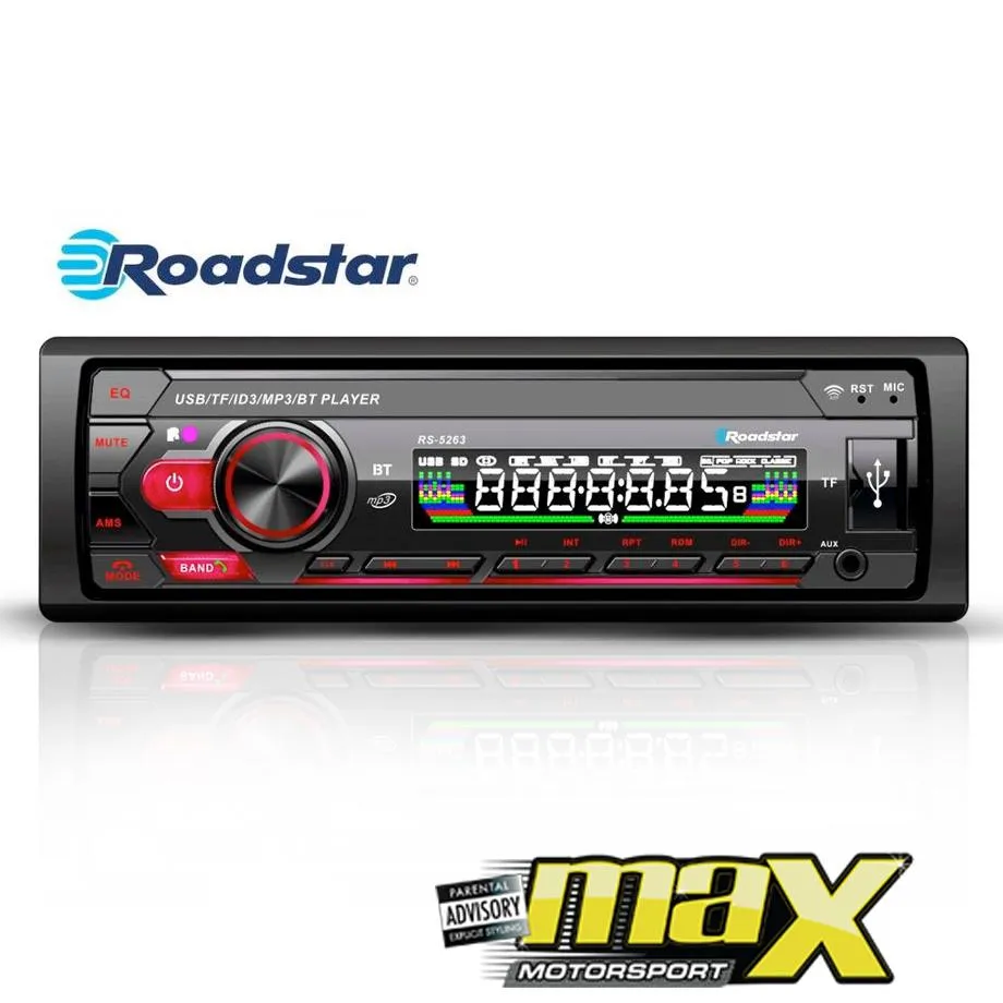 Roadstar RS-5263 MP3 Media Player with USB & Bluetooth