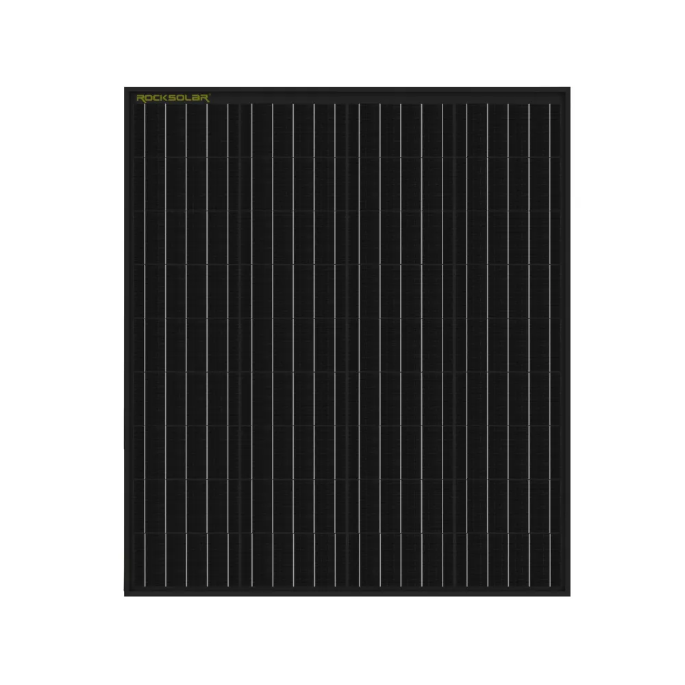 ROCKSOLAR 100W 12V Rigid Solar Panel  Kit with 30A PWM Controller