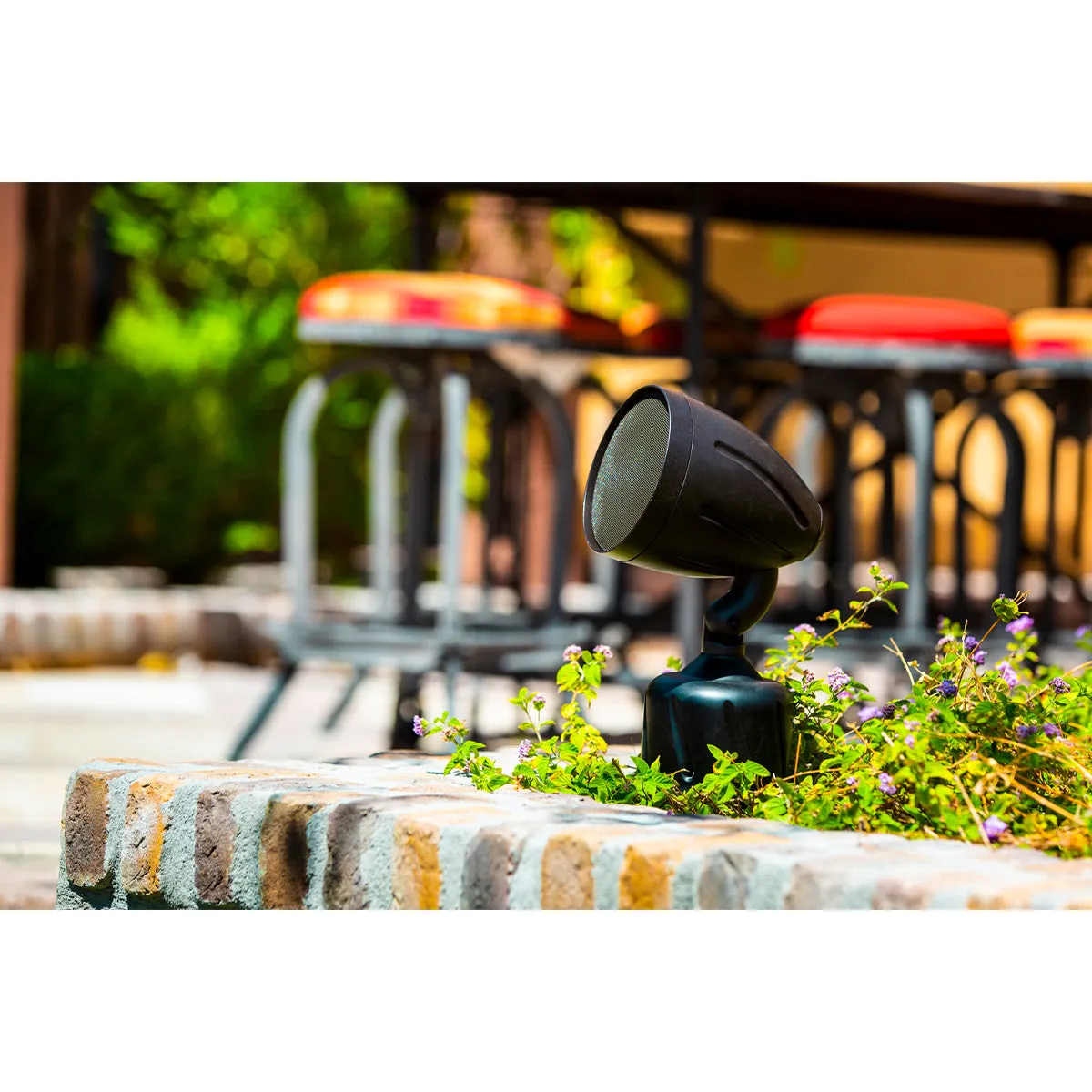 Rockustics Cherry Bomb 5" 3-way Outdoor In-Ground Speaker with Built-In Subwoofer (Pair) with AMP Wireless Hi-Fi Player