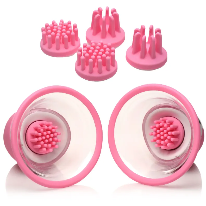 Rotating Silicone Nipple Suckers plus