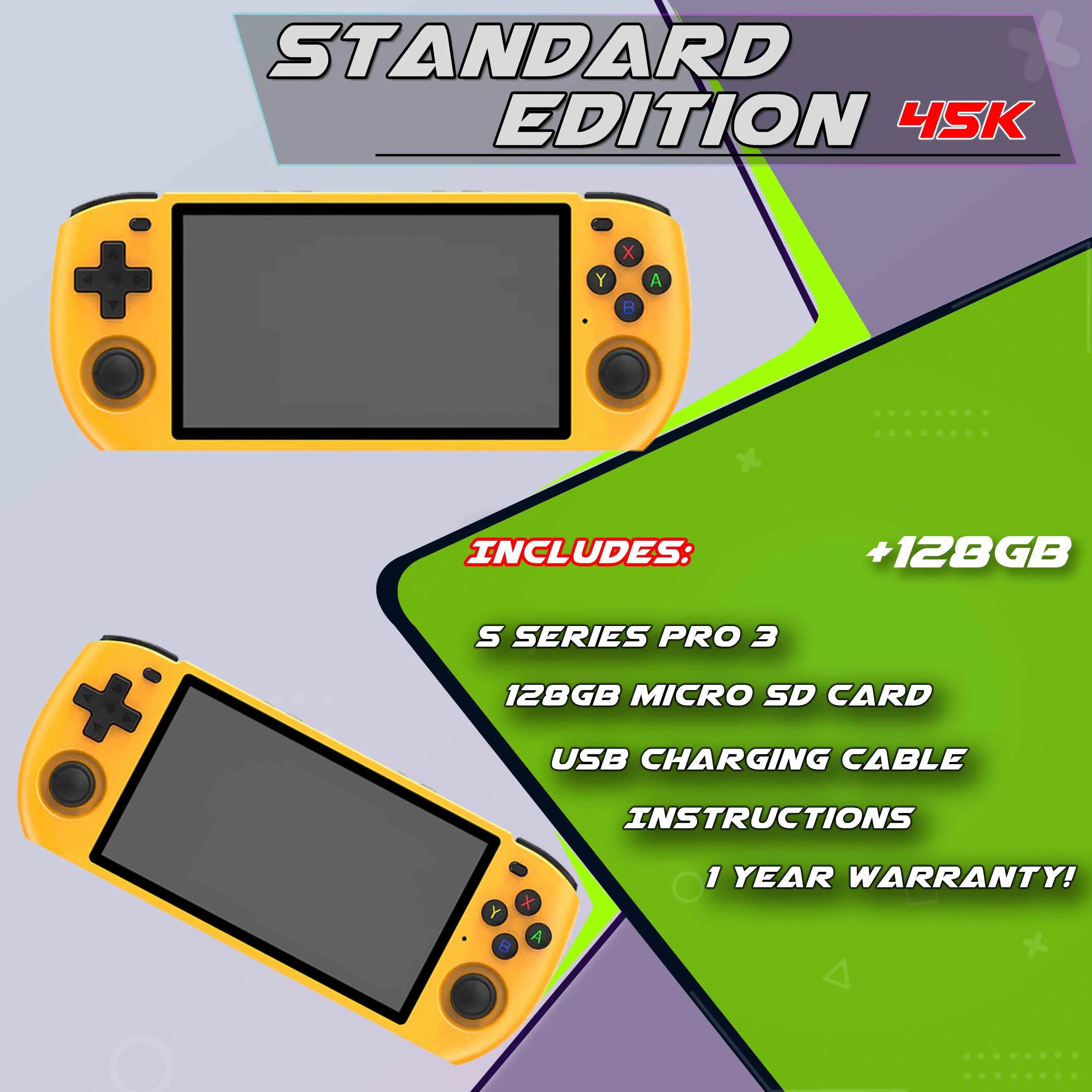 S Series Pro III - Premium Retro Handheld Game Console & Media Player