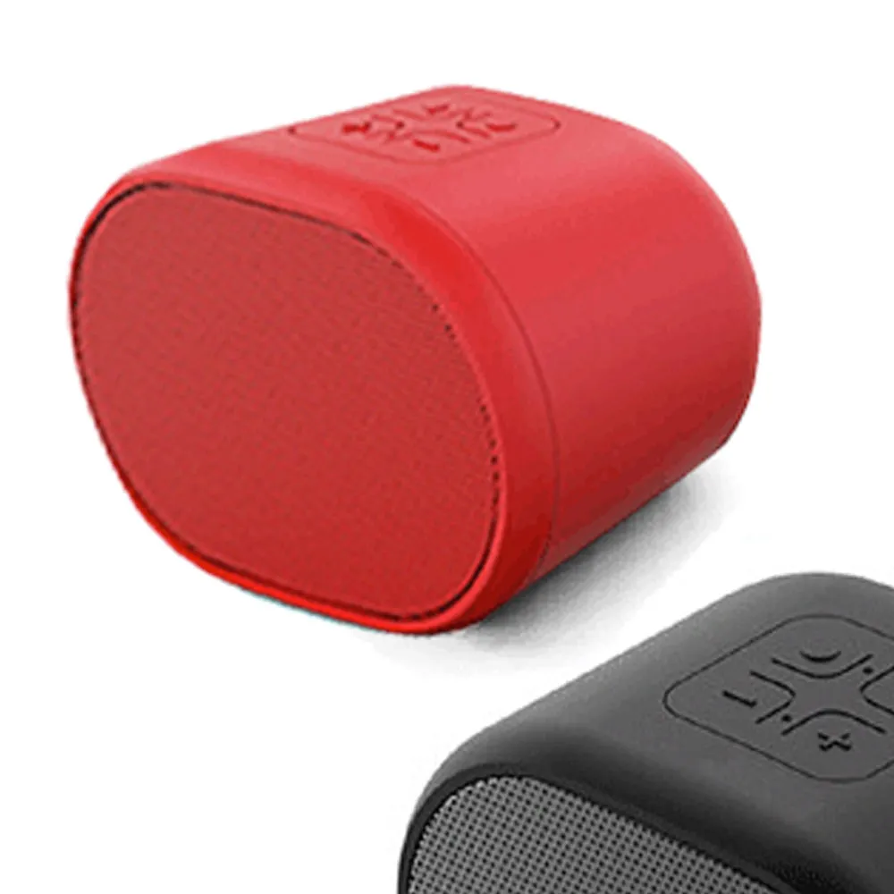 Sansai Portable Wireless Mini Speaker with FM Radio & USB (Red)