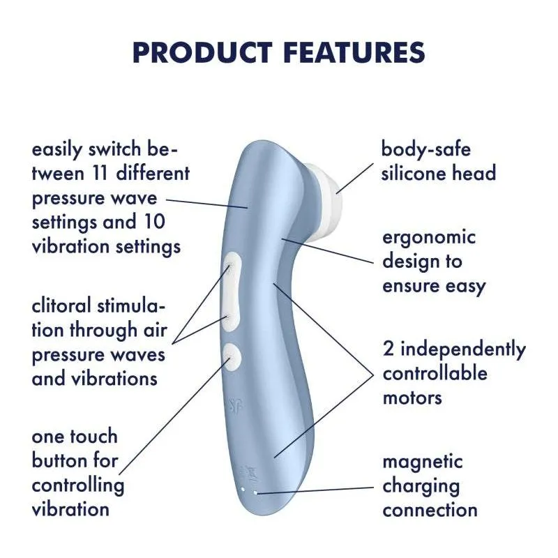 Satisfyer Pro 2  G2 Clitoral Stimulator Blue