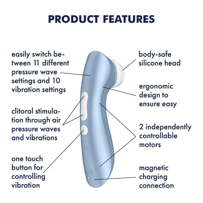 Satisfyer Pro 2  G2 Clitoral Stimulator Blue
