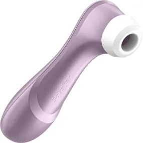 Satisfyer Pro 2 Generation 2 Pressure Wave Rechargeable Waterproof Silicone Clitoral Stimulator - Purple