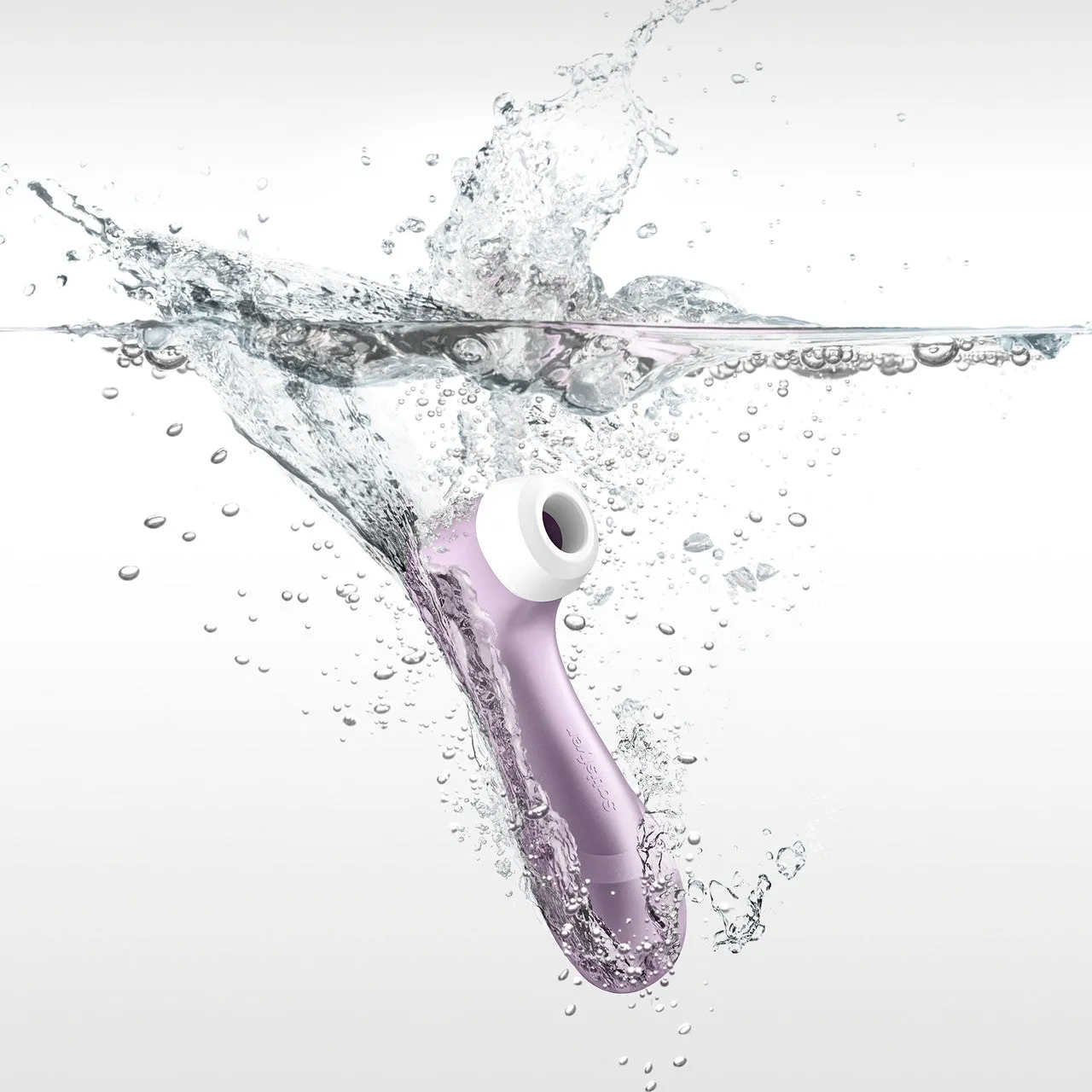 Satisfyer Pro 2 Generation 2 Pressure Wave Rechargeable Waterproof Silicone Clitoral Stimulator - Purple