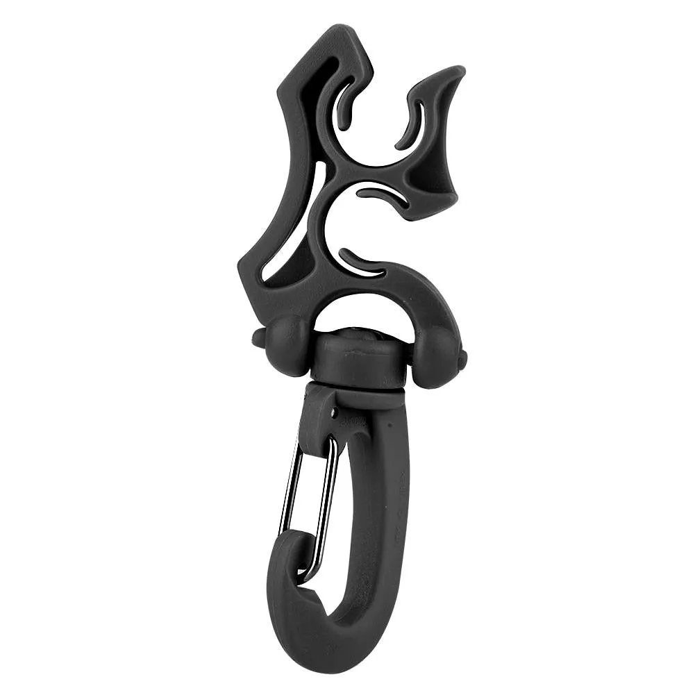Scuba Diving Regulator Double BCD Hose Holder with Clip Buckle Hook