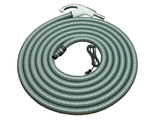 SEBO Deluxe Central Vacuum Kit with White ET-1 12″ Power Head (30Ft-35Ft)