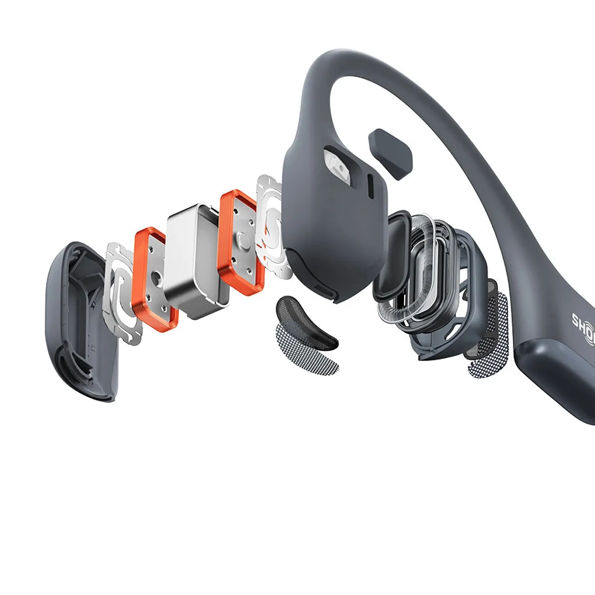 SHOKZ OpenRun Pro 2 Bone Conduction Sport Headphones - Black