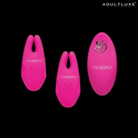 Remote-Controlled Vibrating Silicone Nipple Clamps
