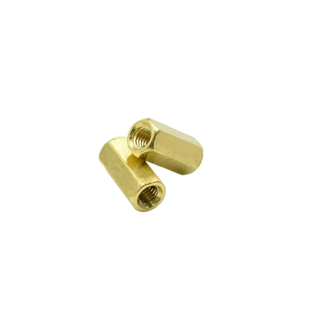 Single head Female to Female M3 hexagonal hollow copper column screw  8mm