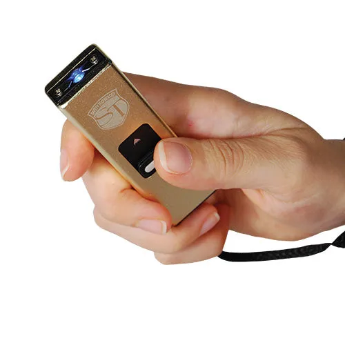 Slider 40 Million Volt Stun Gun Flashlight 4.9 Milliamps