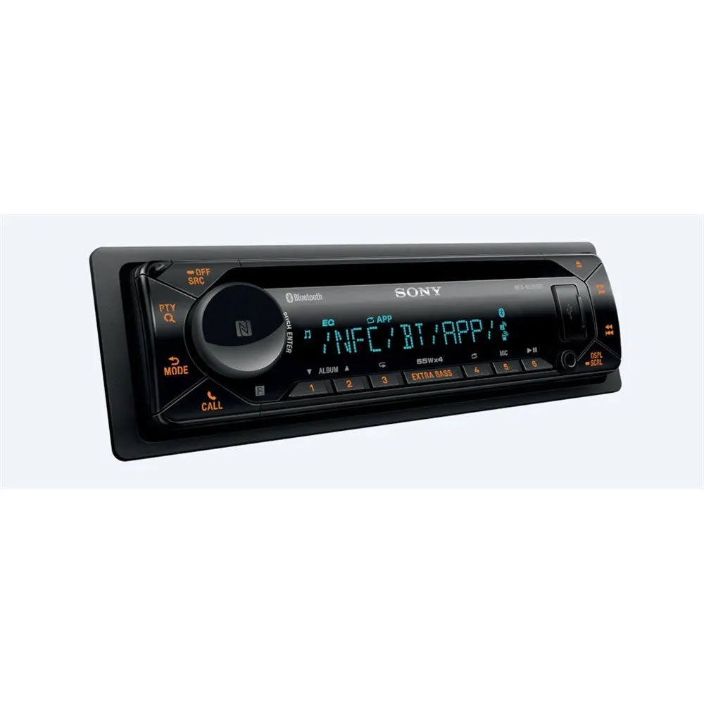 Sony MEXN5300BT Single-DIN CD Receiver Head Unit with Bluetooth